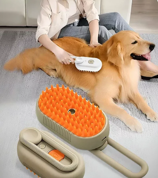 CEPILLO VAPORIZADOR CON MANGO PARA MASCOTAS