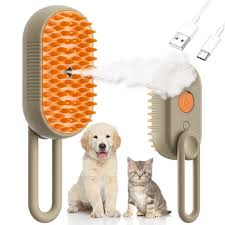 CEPILLO VAPORIZADOR CON MANGO PARA MASCOTAS